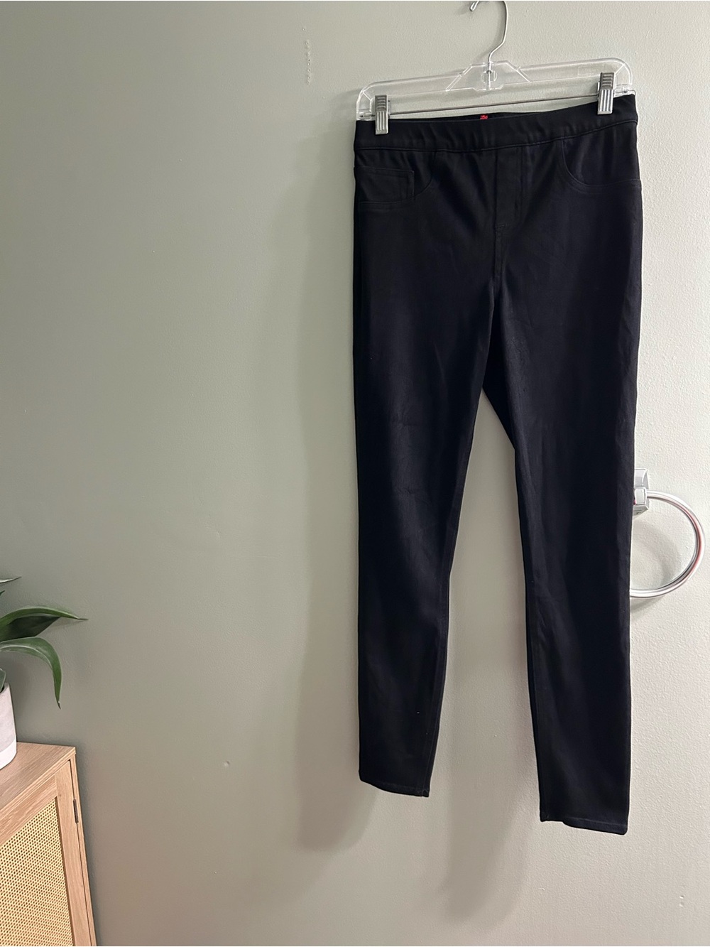 SPANX black Jean-ish ankle leggings